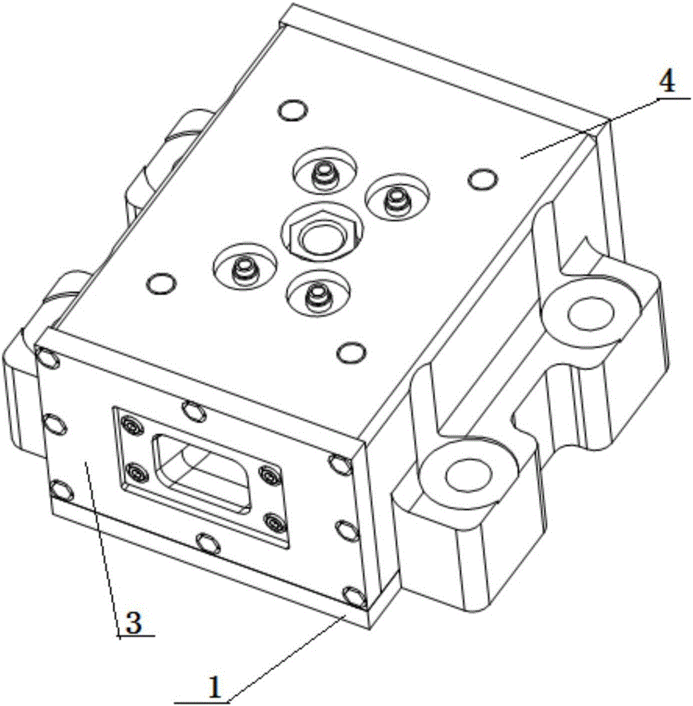 Combined air cylinder cover