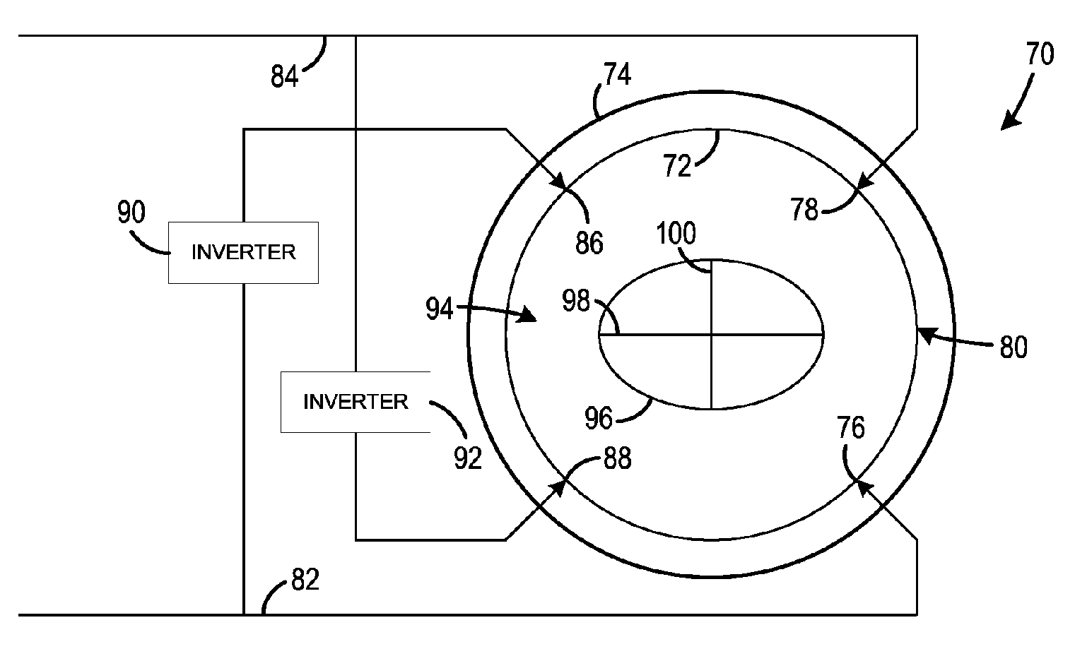 System and method of elliptically driving an MRI Coil