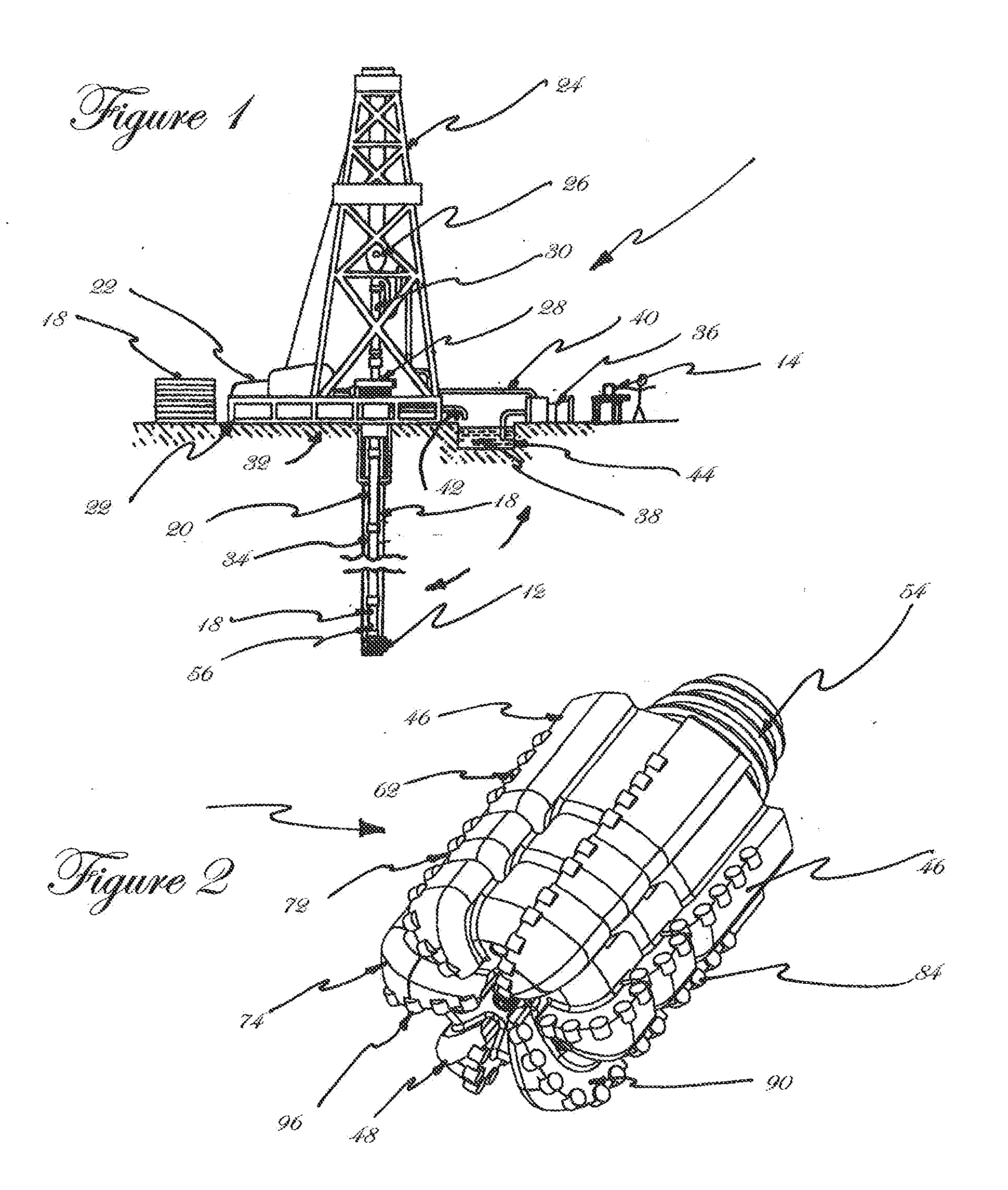 Drilling device and process
