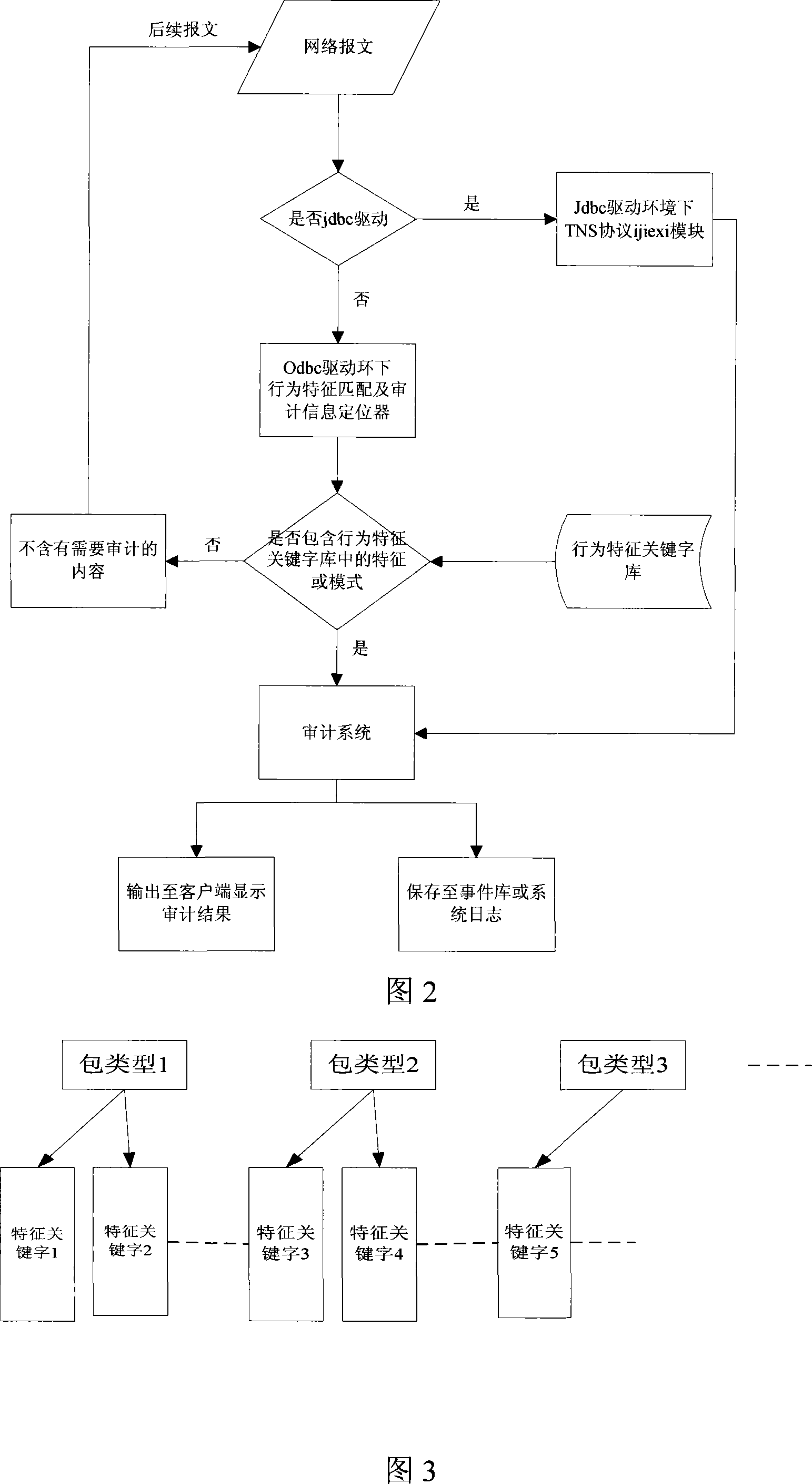 Oracle database audit method and system