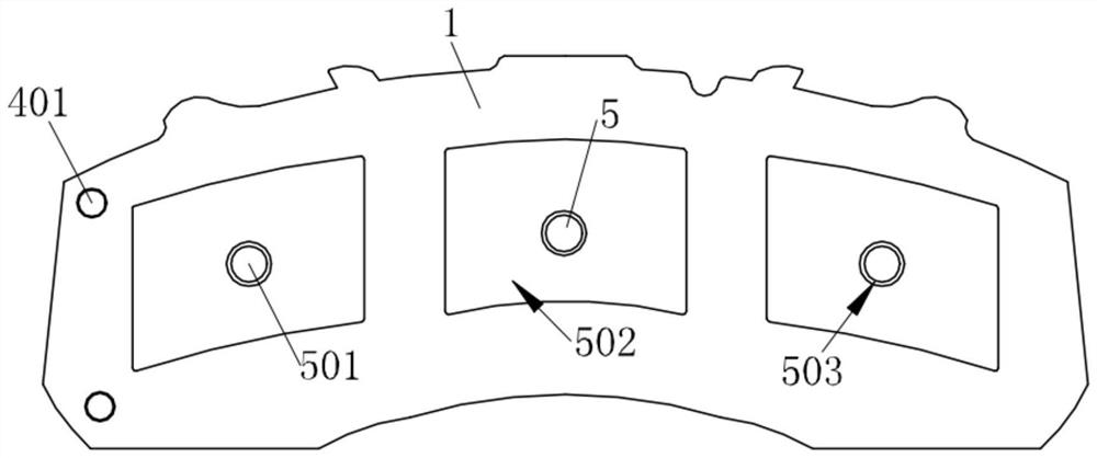Long-service-life and wear-resistant wheel disc type brake device of truck, formula and manufacturing process of wheel disc type brake device