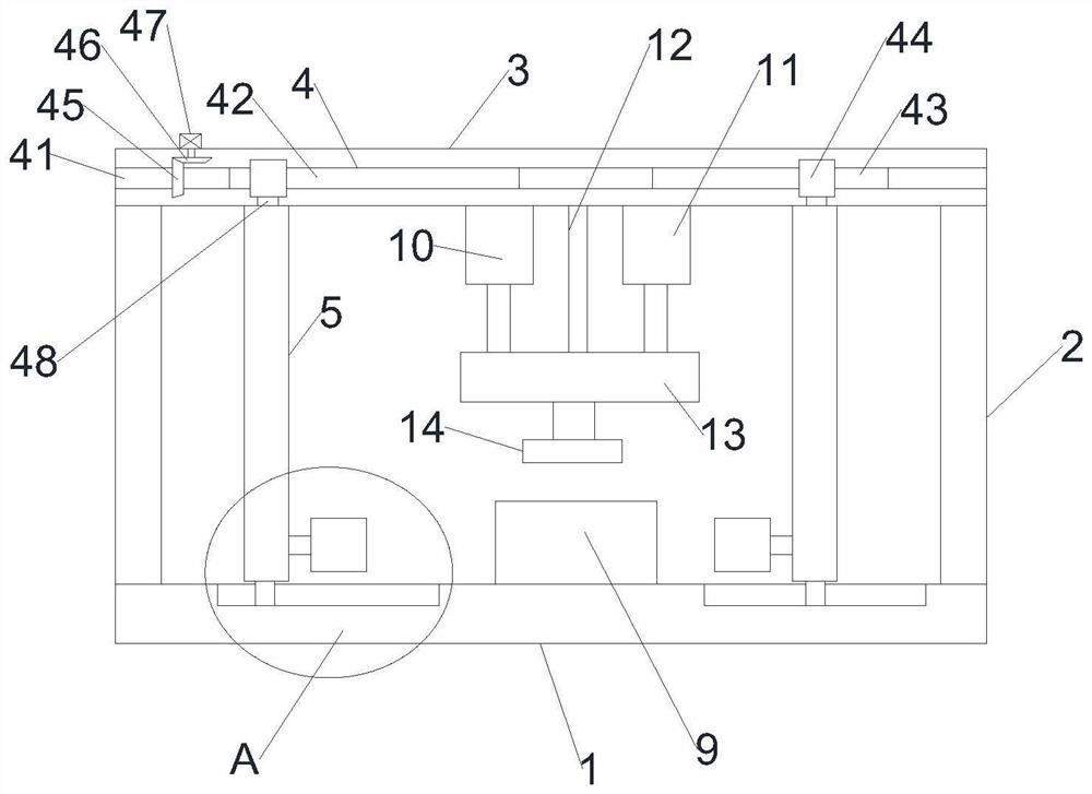 Precision part forging device for high-end equipment production