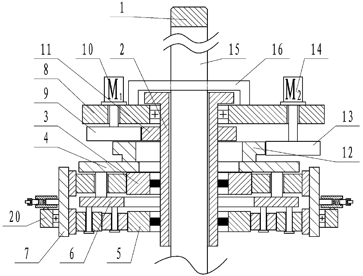 Concrete hole wall scrabbling device