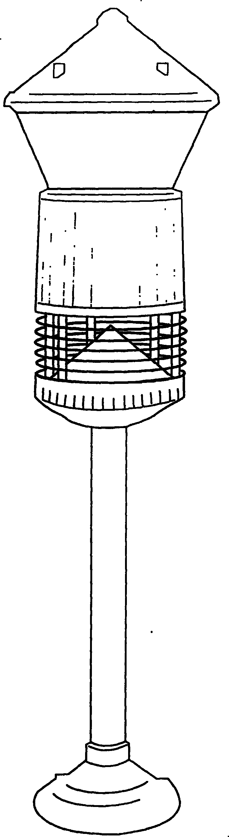 Automatic playing device and method for garden sound
