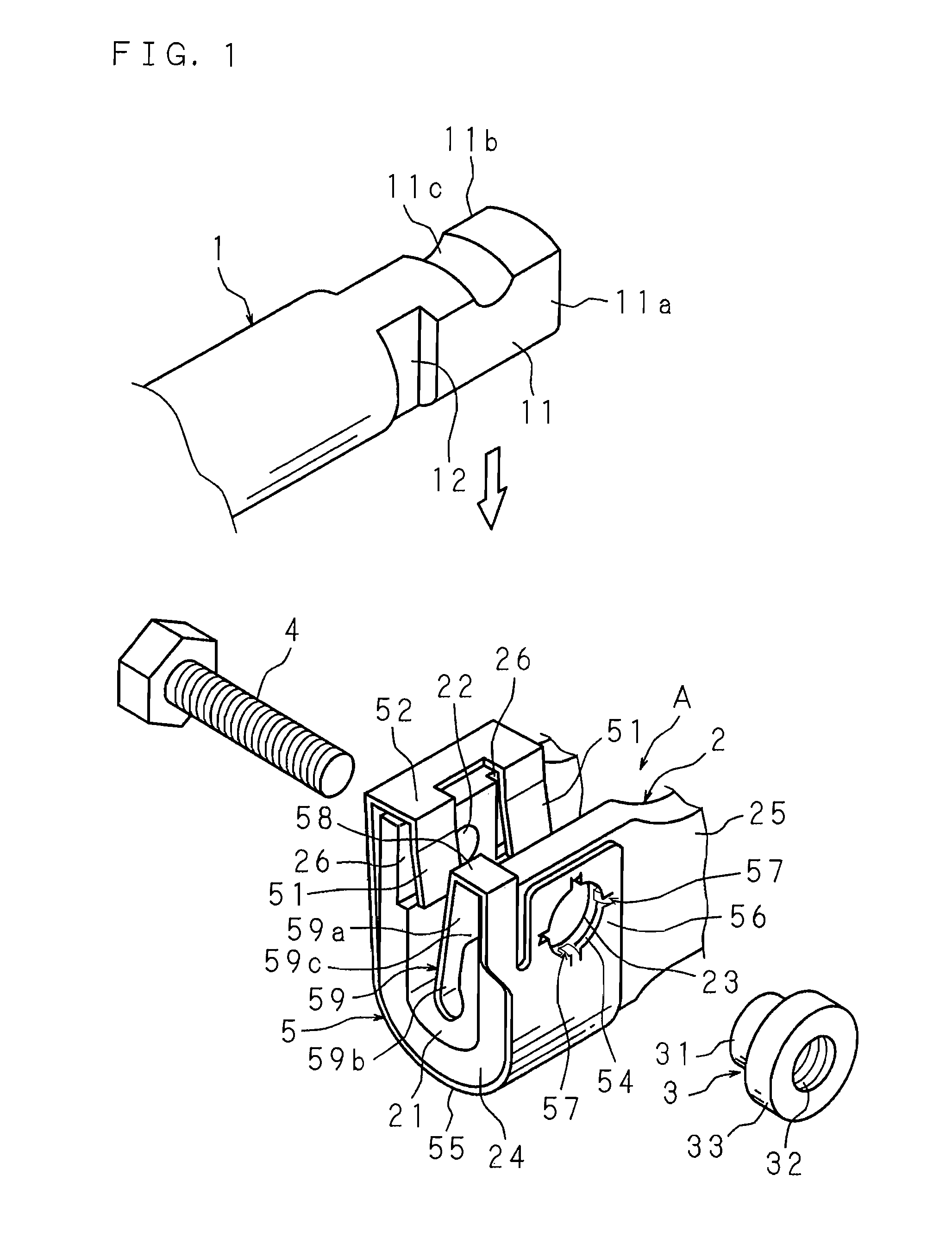 Coupling structure of shaft body and shaft joint