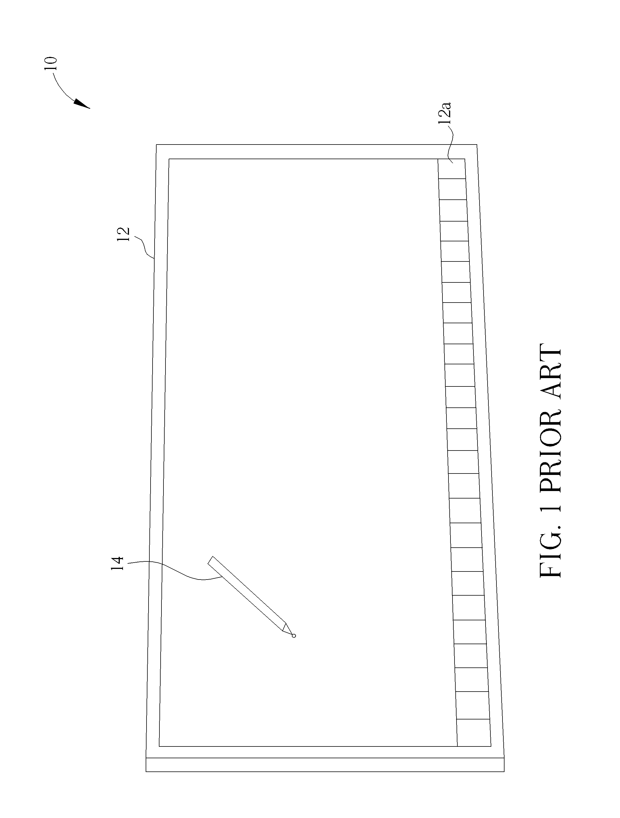 Electronic writing system and operating method thereof