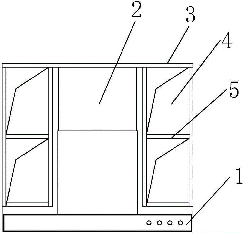 Smoke exhauster cabinet