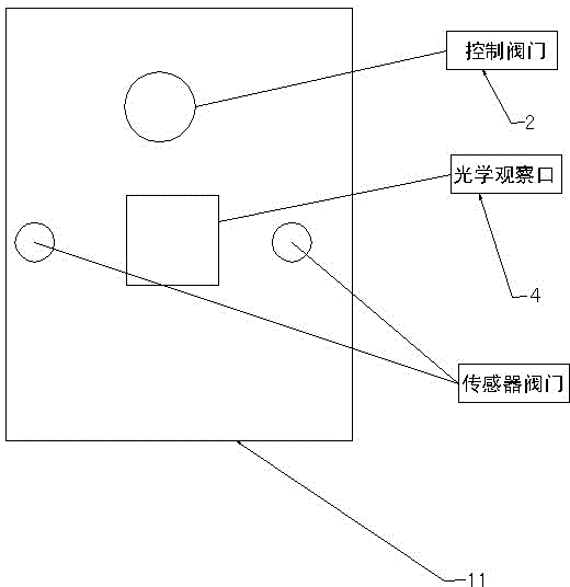 Compound gas flow generation device under mutual action of atmosphere turbulence and laser