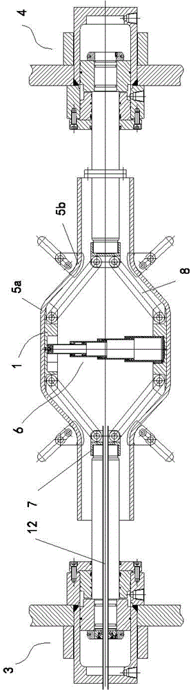 Overall composite bulging production process for car drive axle
