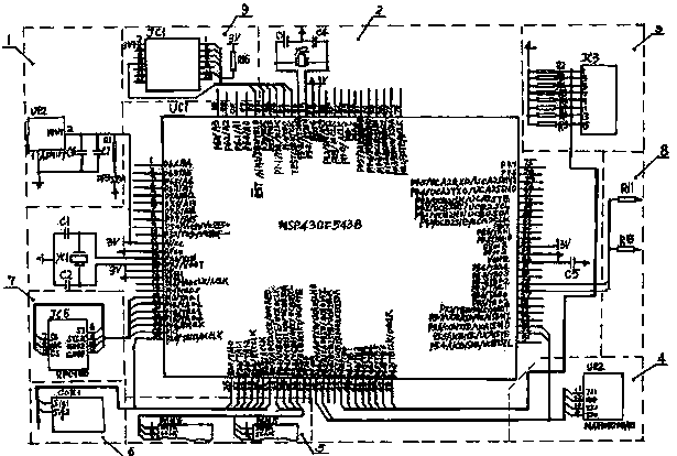 High-efficiency energy-saving data transmitting and receiving system