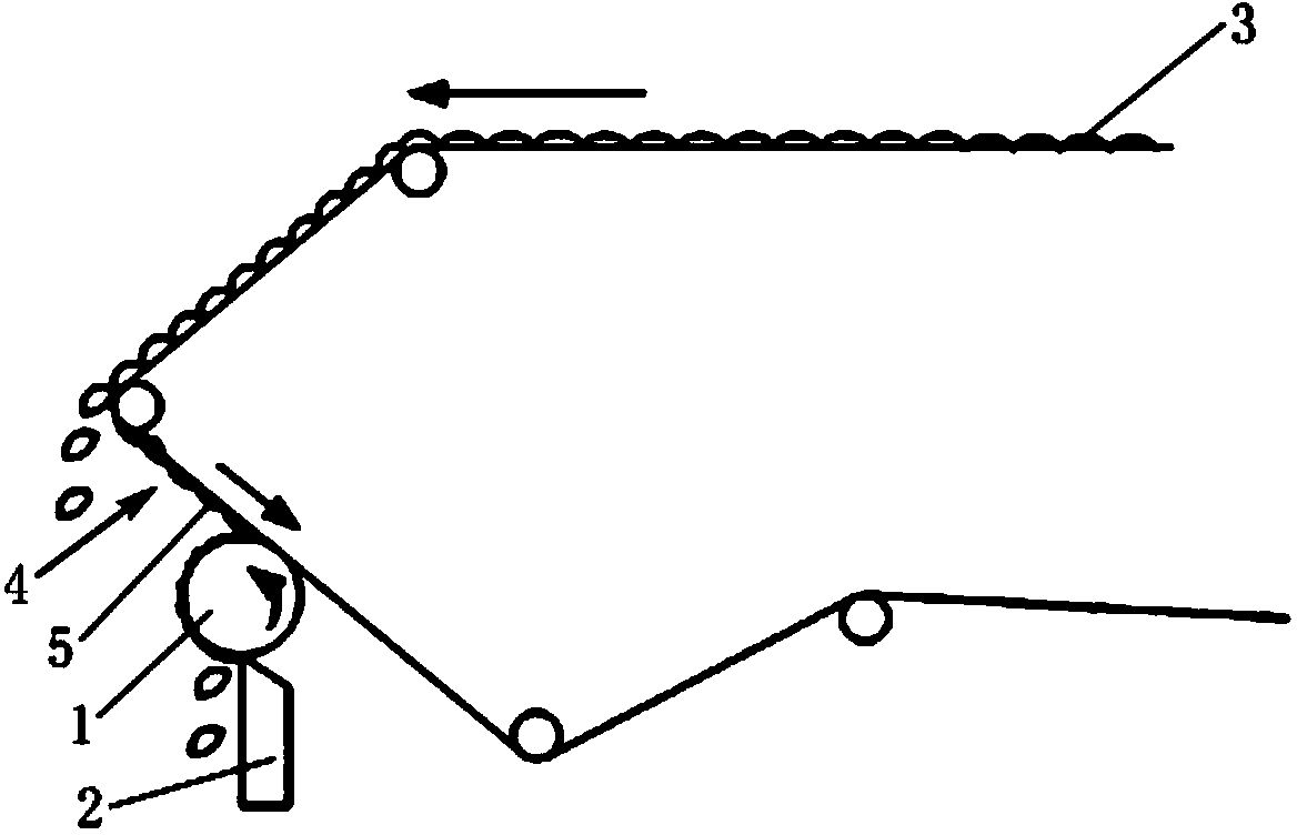 Vacuum belt dehydrator and combined type filtering cloth scraper thereof