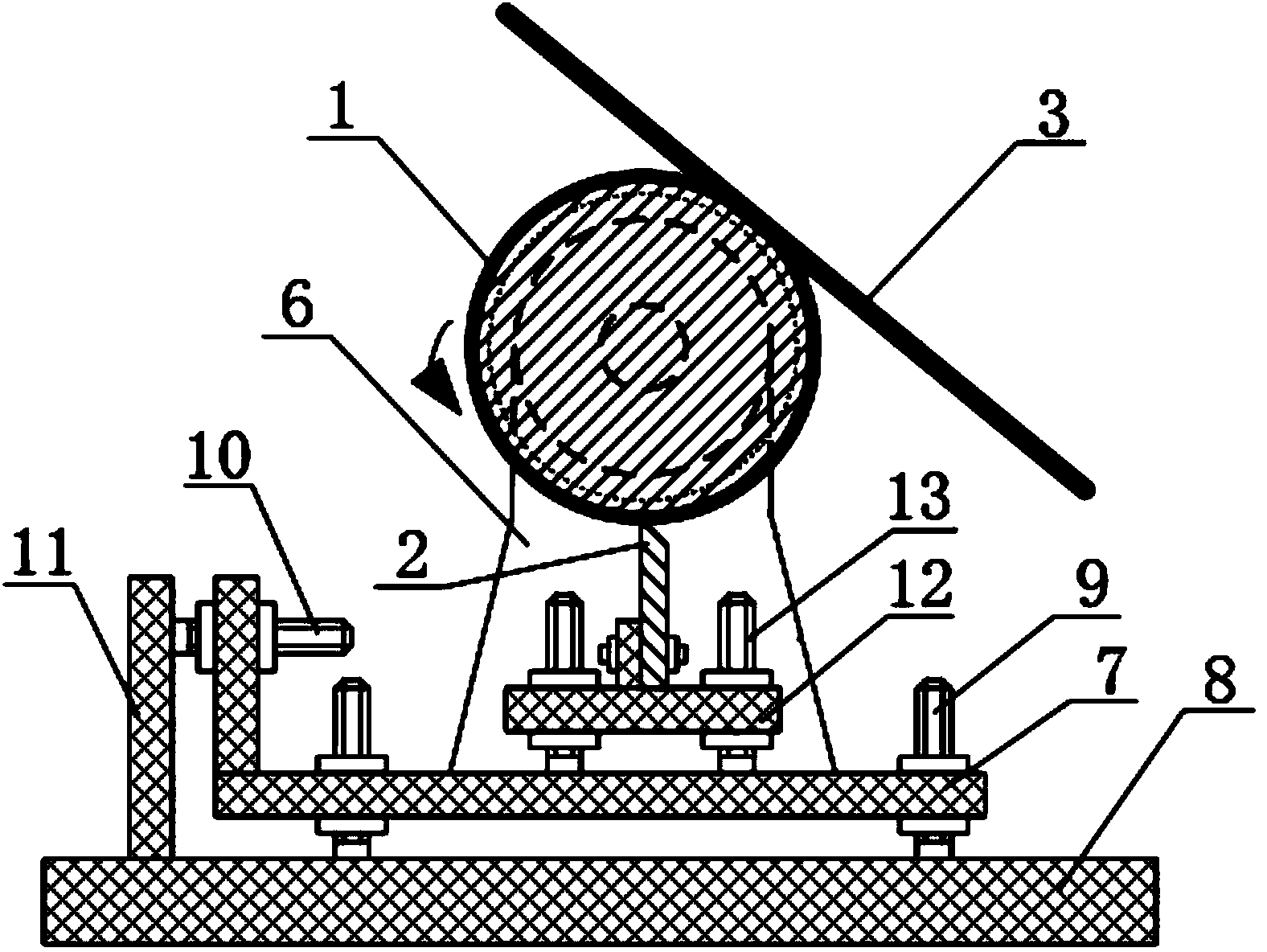 Vacuum belt dehydrator and combined type filtering cloth scraper thereof