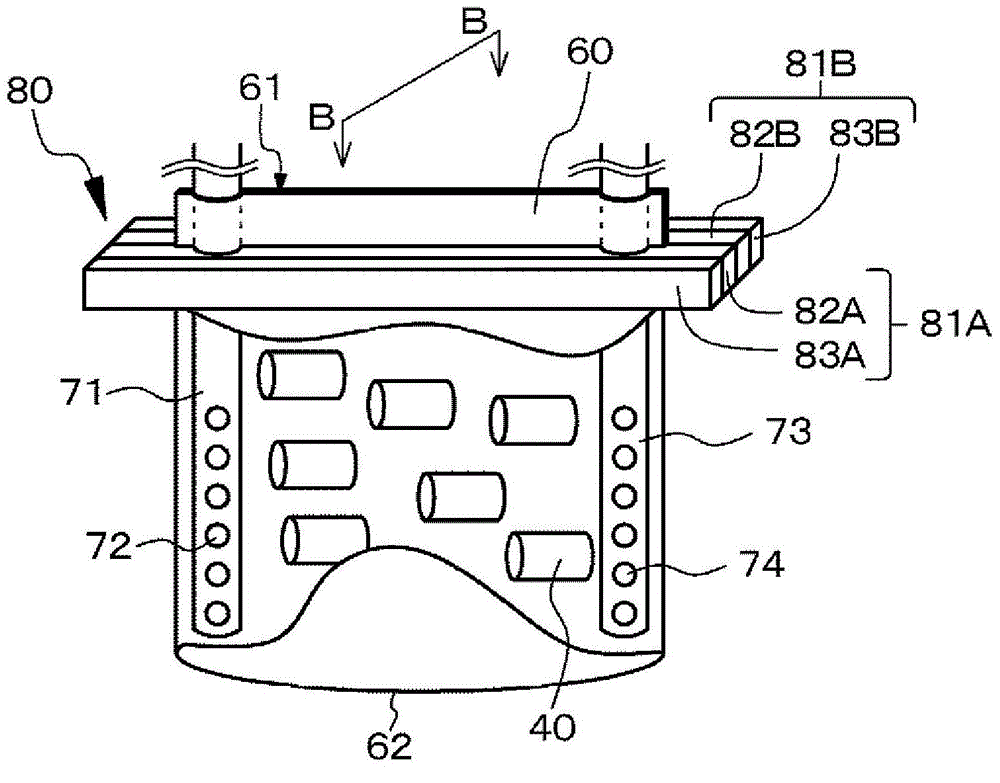 Packaging method for granular substance and device for packaging granular substance