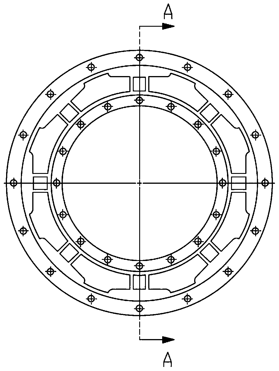 Strain type six-dimensional force sensor