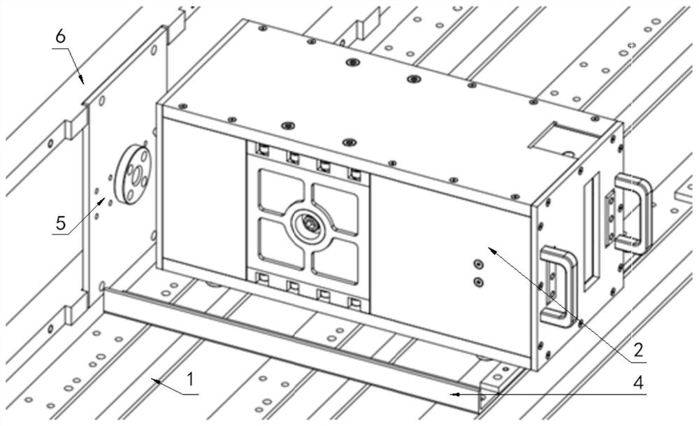 Sliding type direct-current energy dissipation device unit fixing device and using method