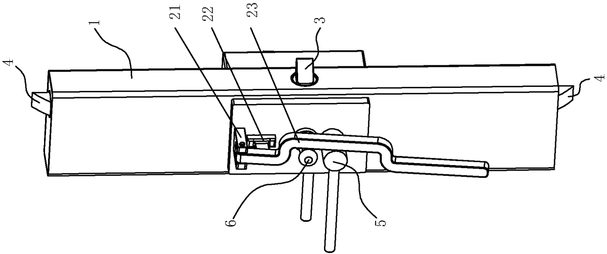 A mechanical linkage anti-theft lock