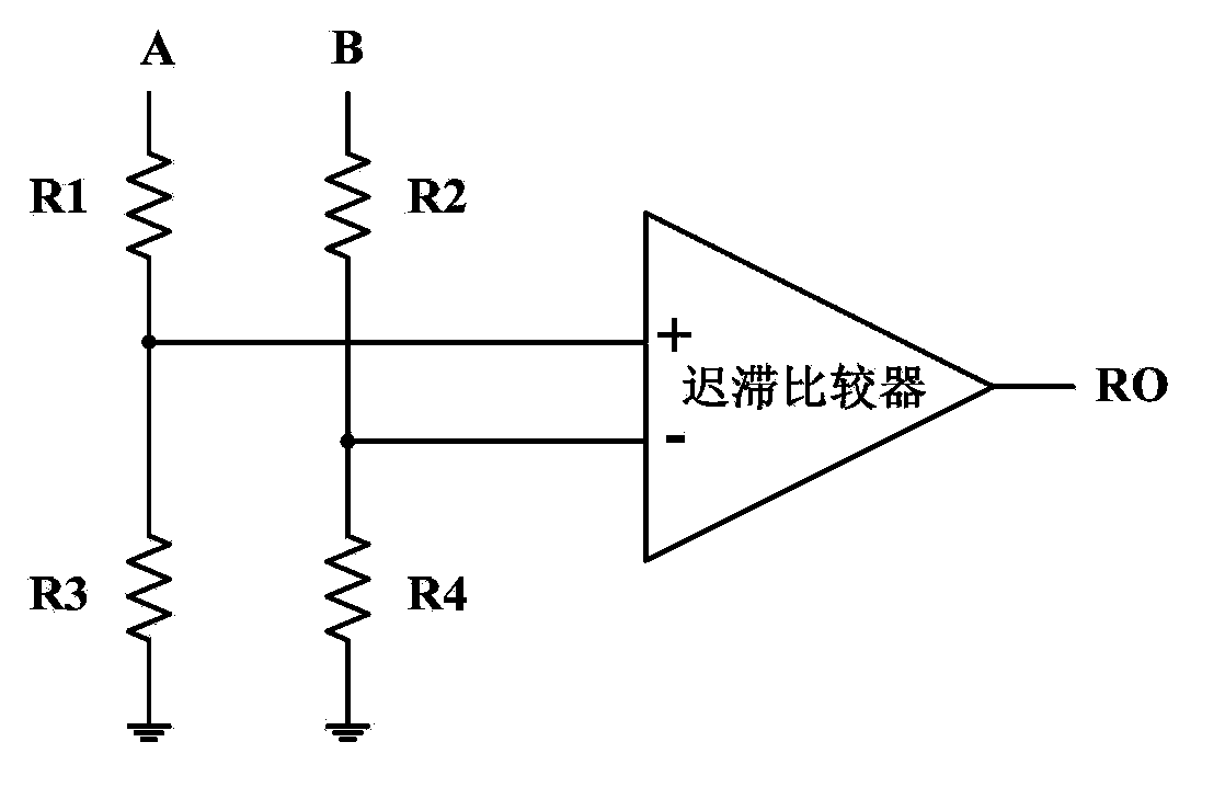 Receiving circuit of RS-485 receiver