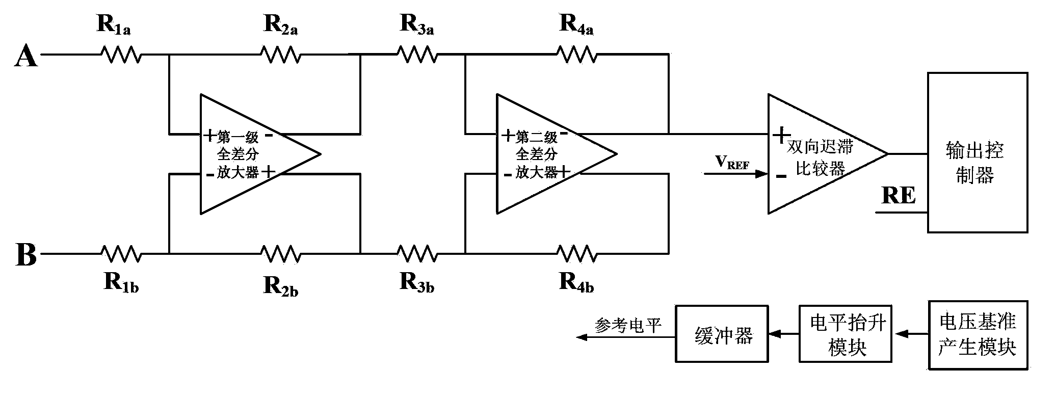 Receiving circuit of RS-485 receiver