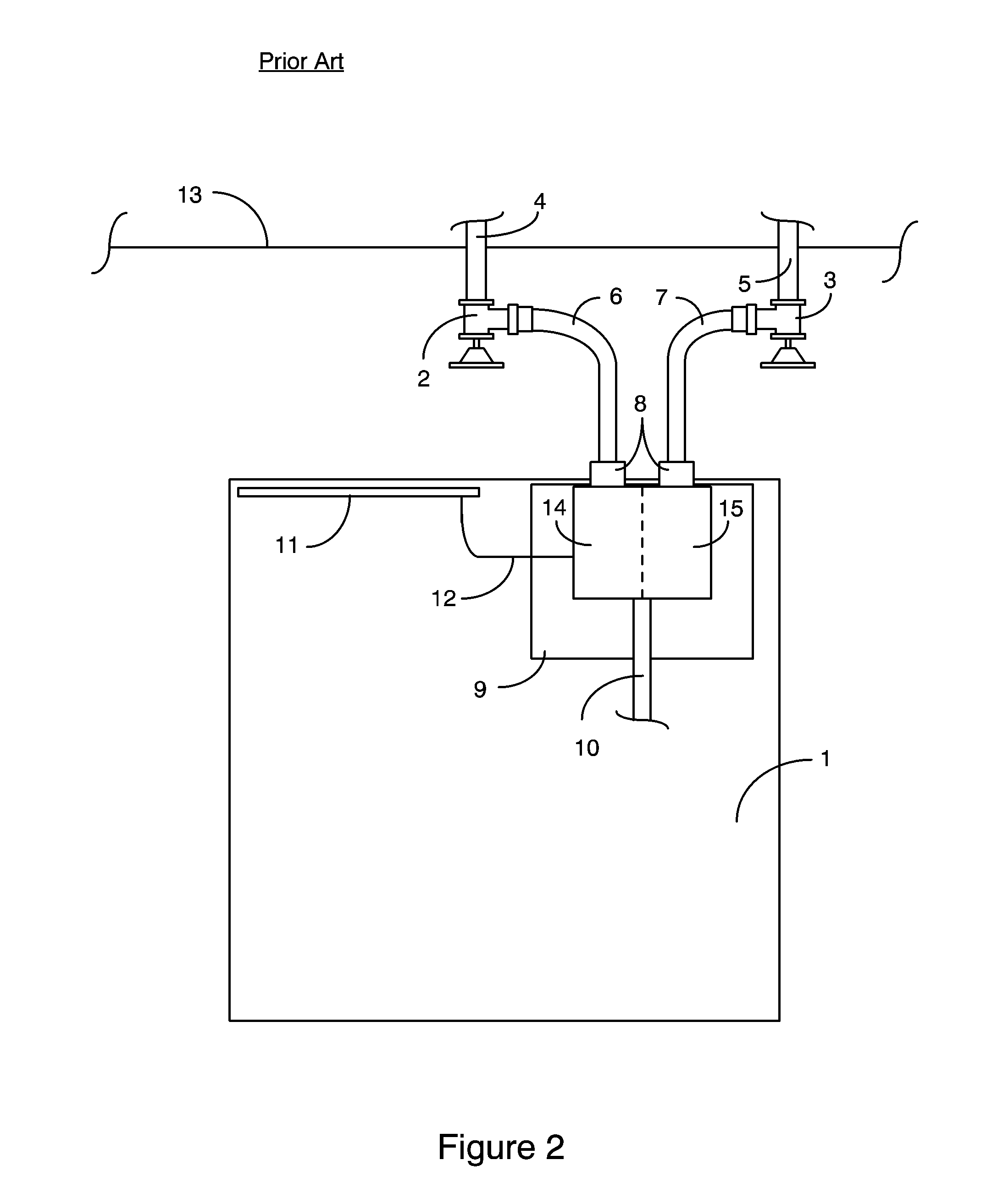 Apparatus And Method For Supplying Hot, Cold Or Mixed Water To A Washing Machine Using A Single Water Supply Hose