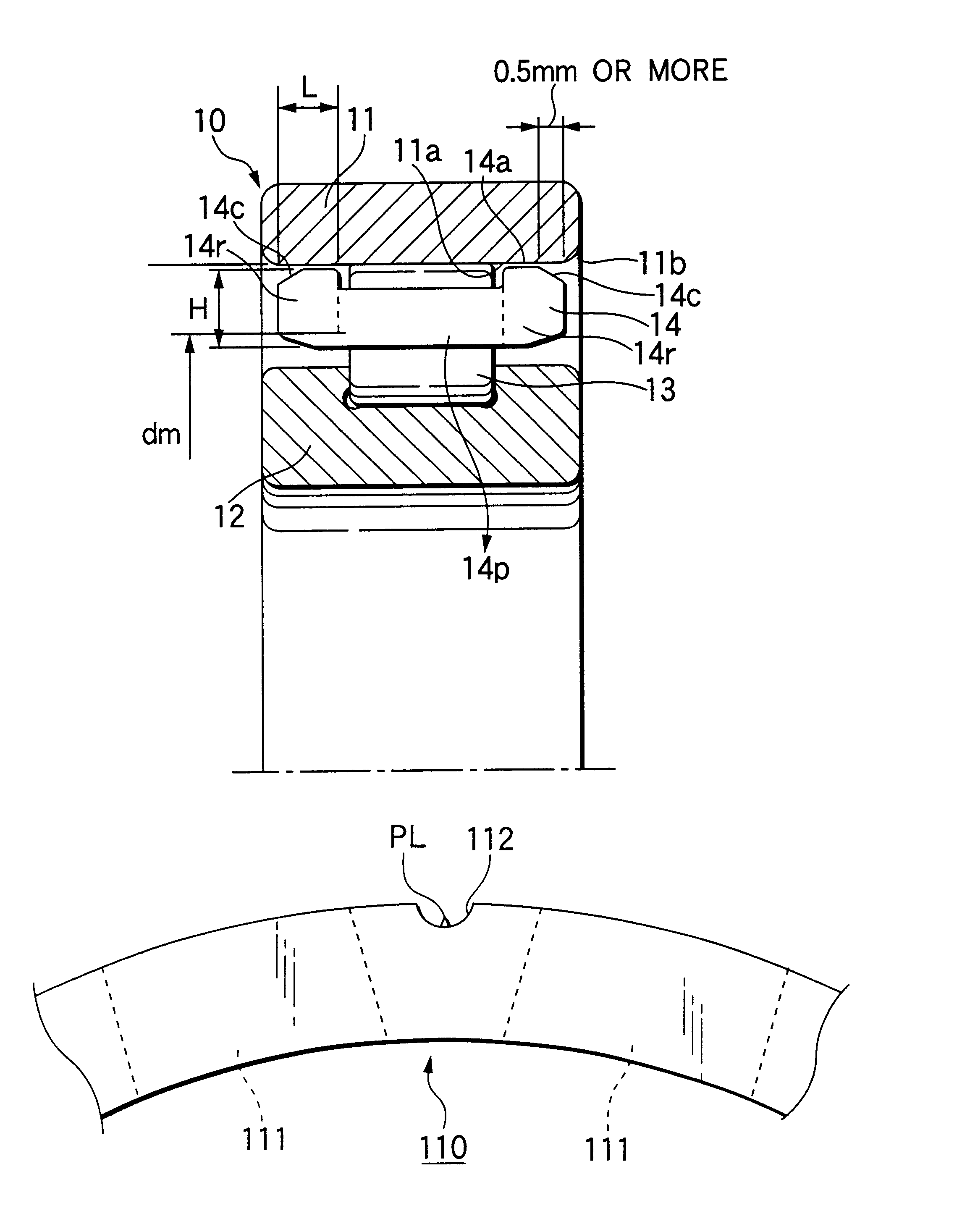 Rolling bearing and spindle apparatus for machine tool