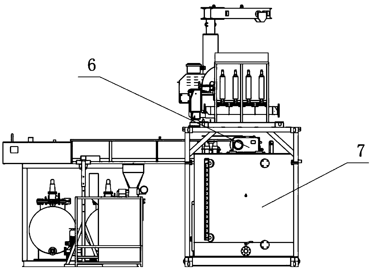 Normal-pressure electro-desalting backwashing wastewater treatment device