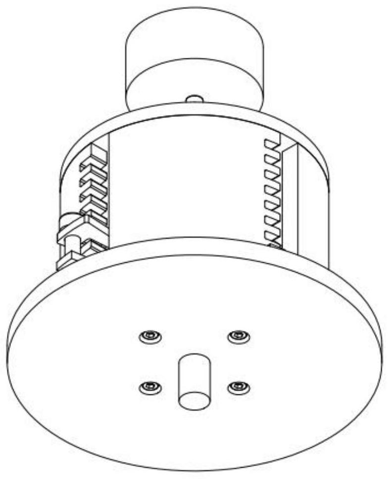 Single degree of freedom magnetic damping shock absorber based on eddy current effect