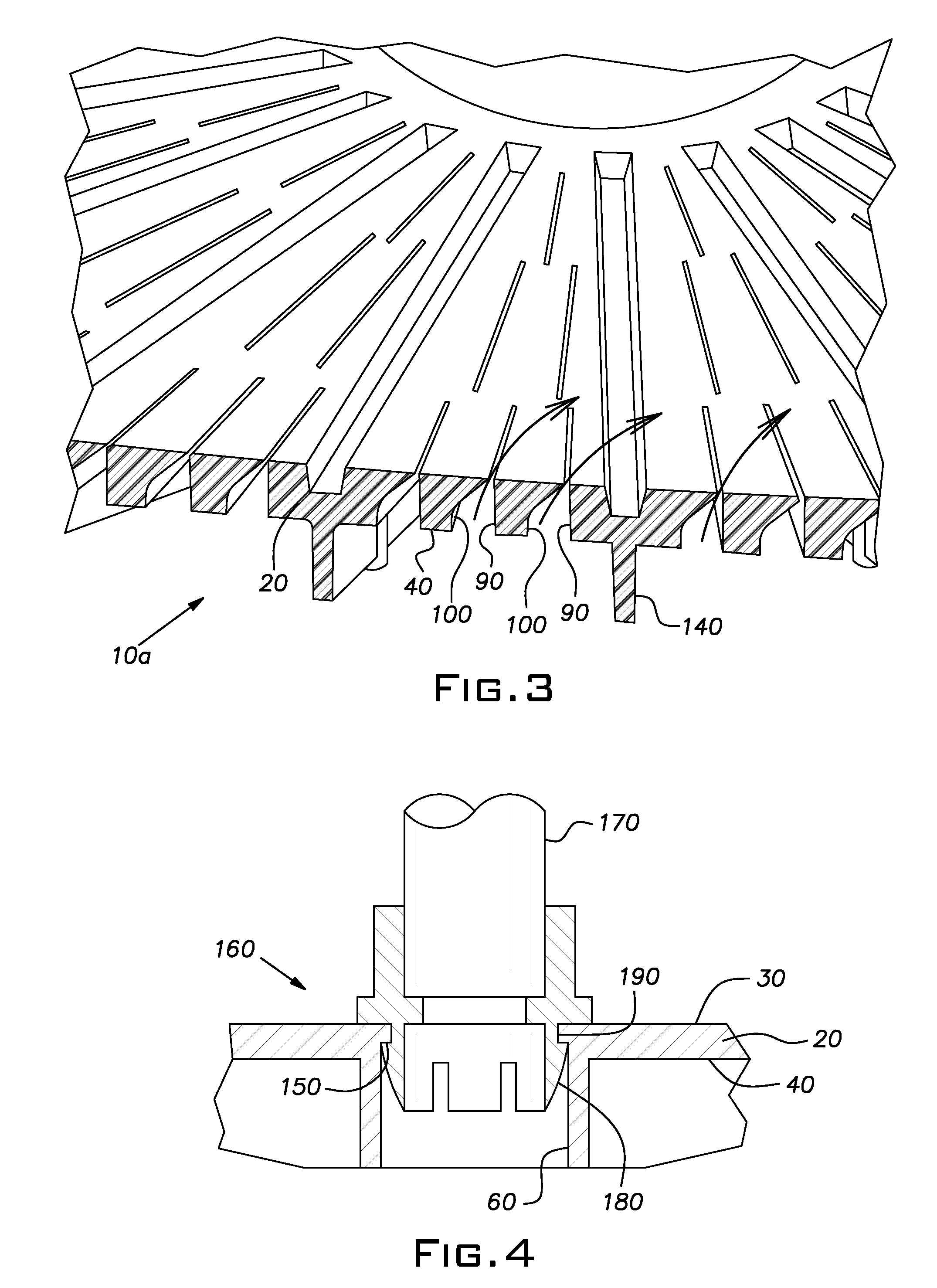 Distributor plates for composite pressure vessel assemblies and methods