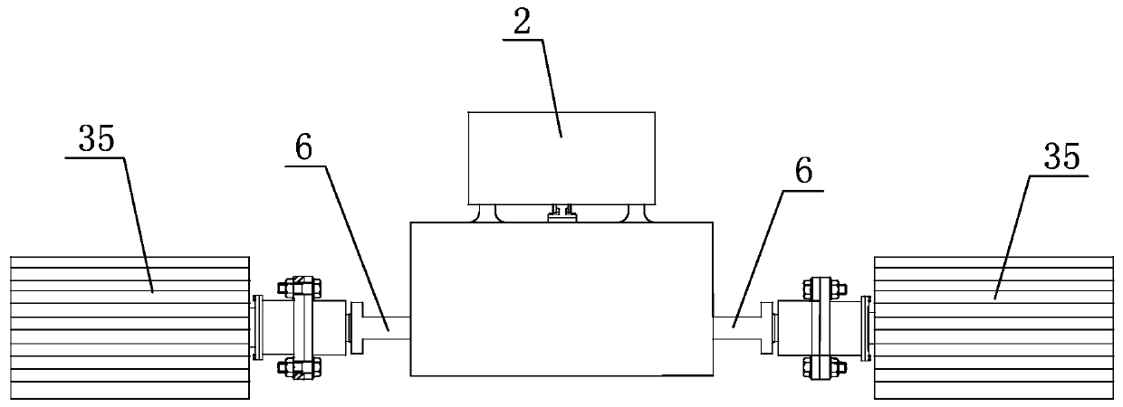 An automatic stair climbing device