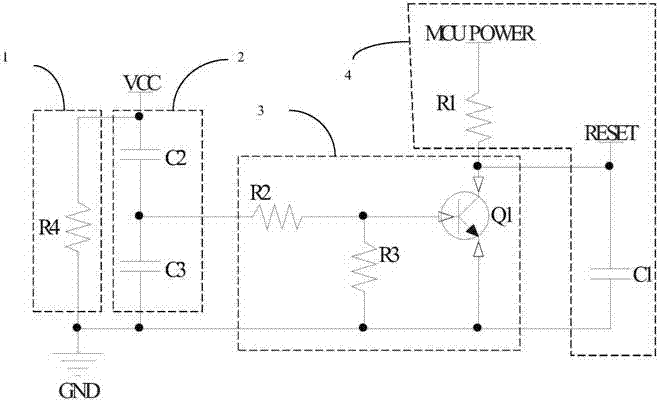 A voltage mutation detection circuit, reset circuit and electronic device