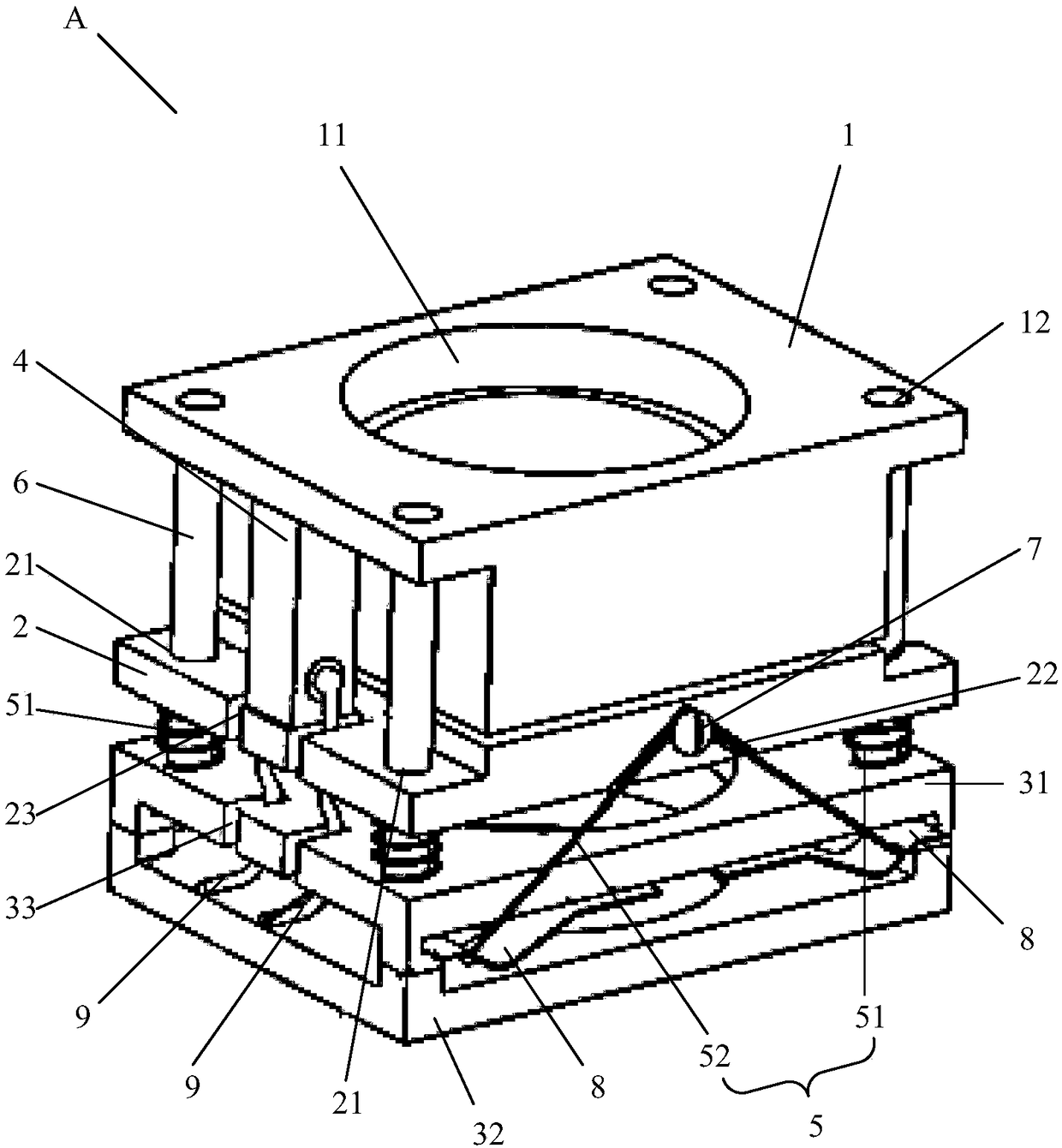 Lens driving device and camera shooting module