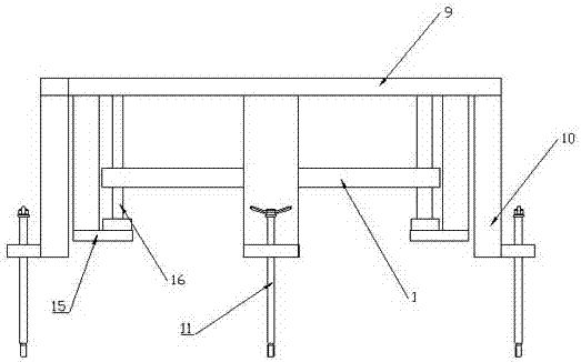Core unloading device of sand core assembly