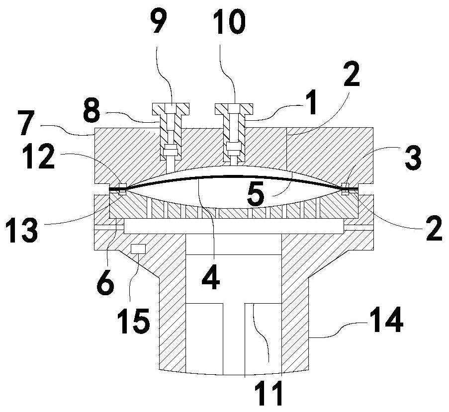 Diaphragm compressor diaphragm pulsation system fault diagnosis device based on industrial internet platform