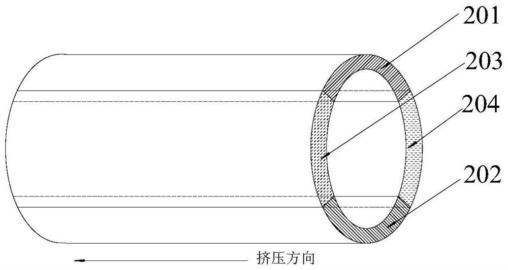 Large-width aluminum alloy ribbed plate, production method thereof and extrusion perforating needle