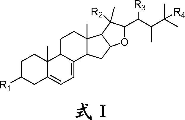 Application of a kind of sterol derivative to inhibit lipase