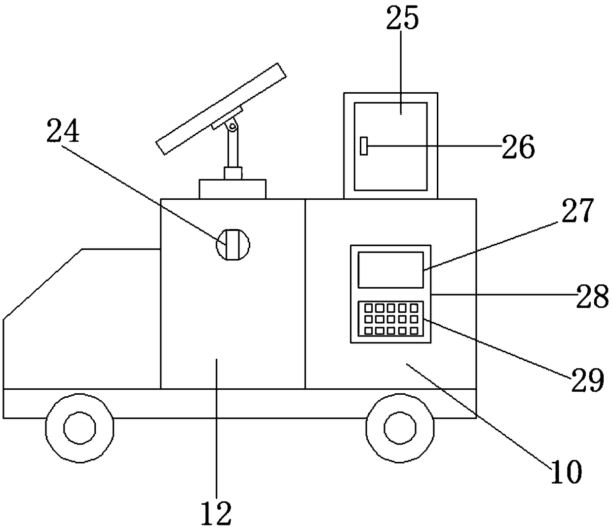 Easy-to-move pavement drying device for road engineering construction