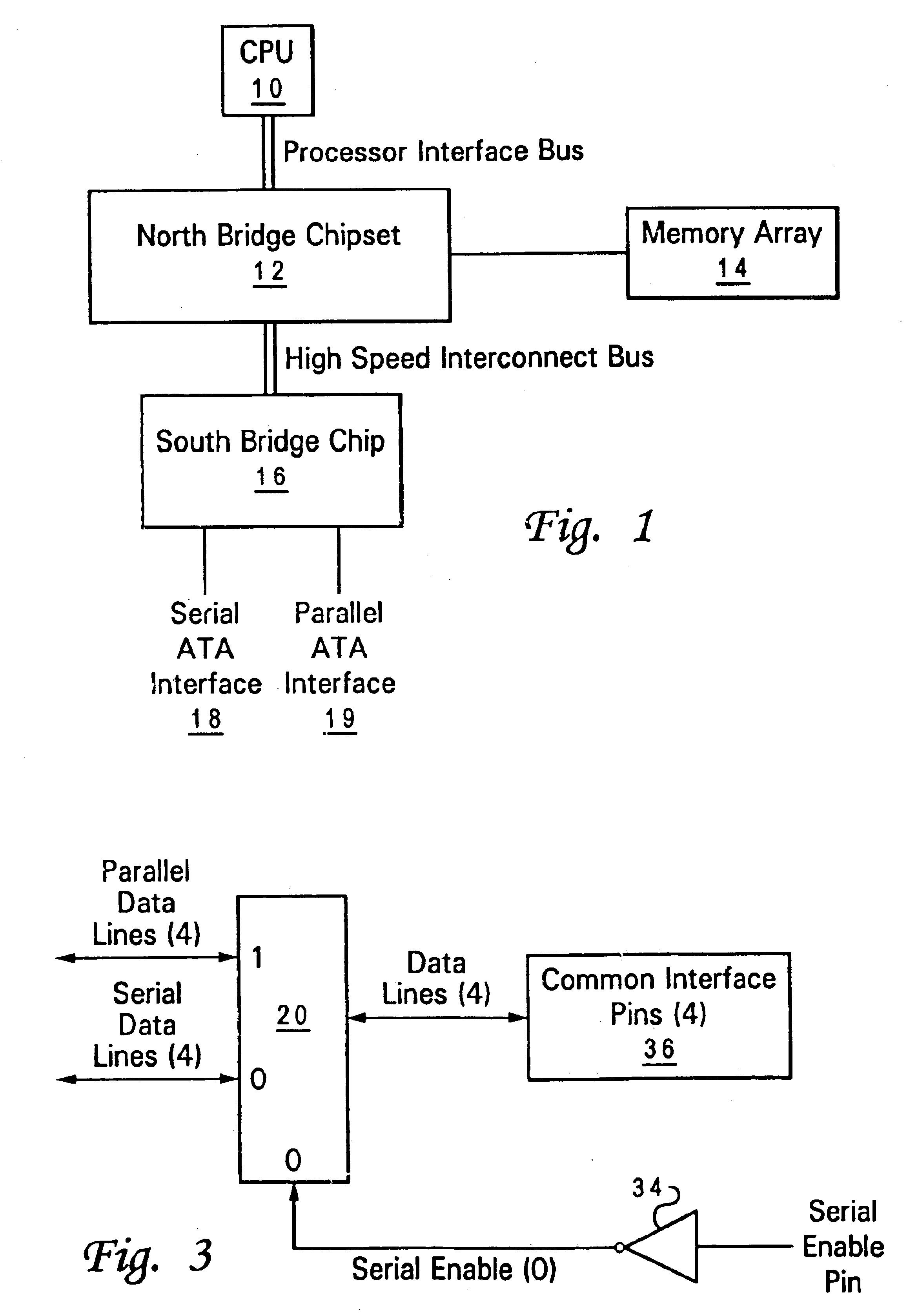 System for supporting both serial and parallel storage devices on a connector