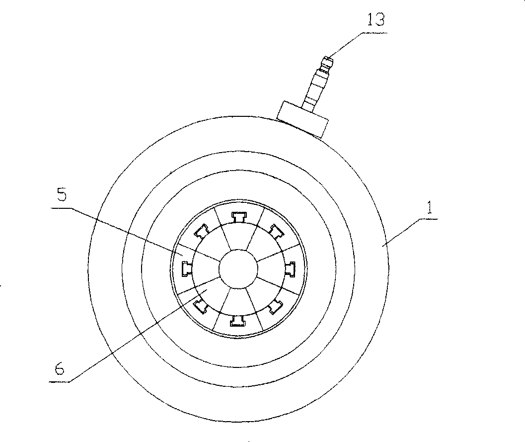 Head of burking machine