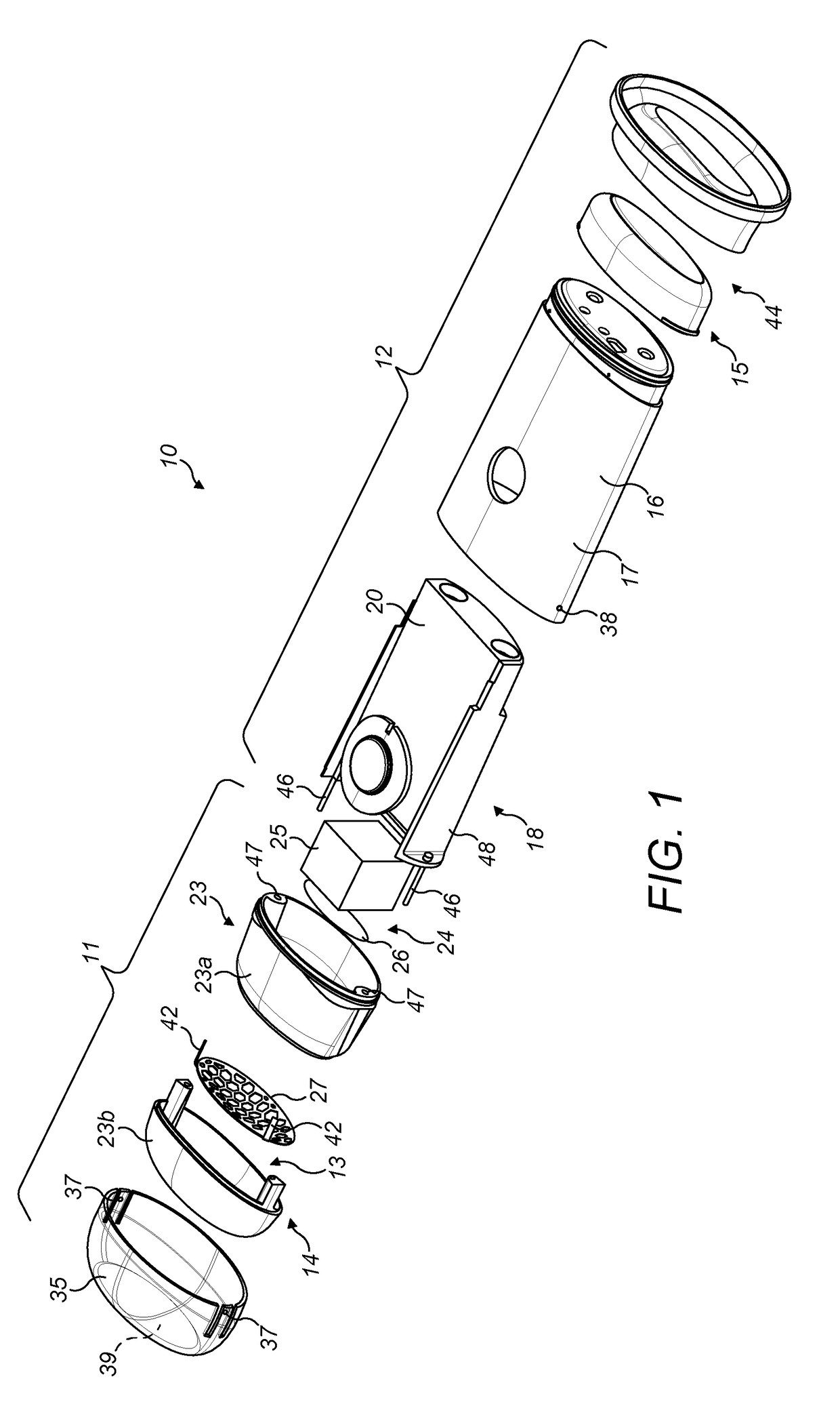 A device for treating skin using non-thermal plasma