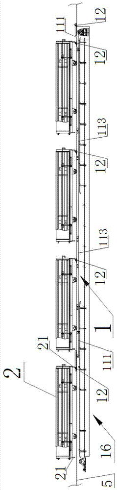 Die conveying system for aerated concrete block delaying curing stage and operating method