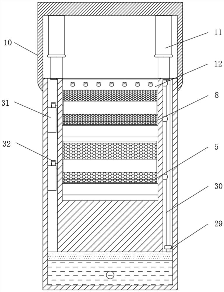 Ore screening and cleaning device