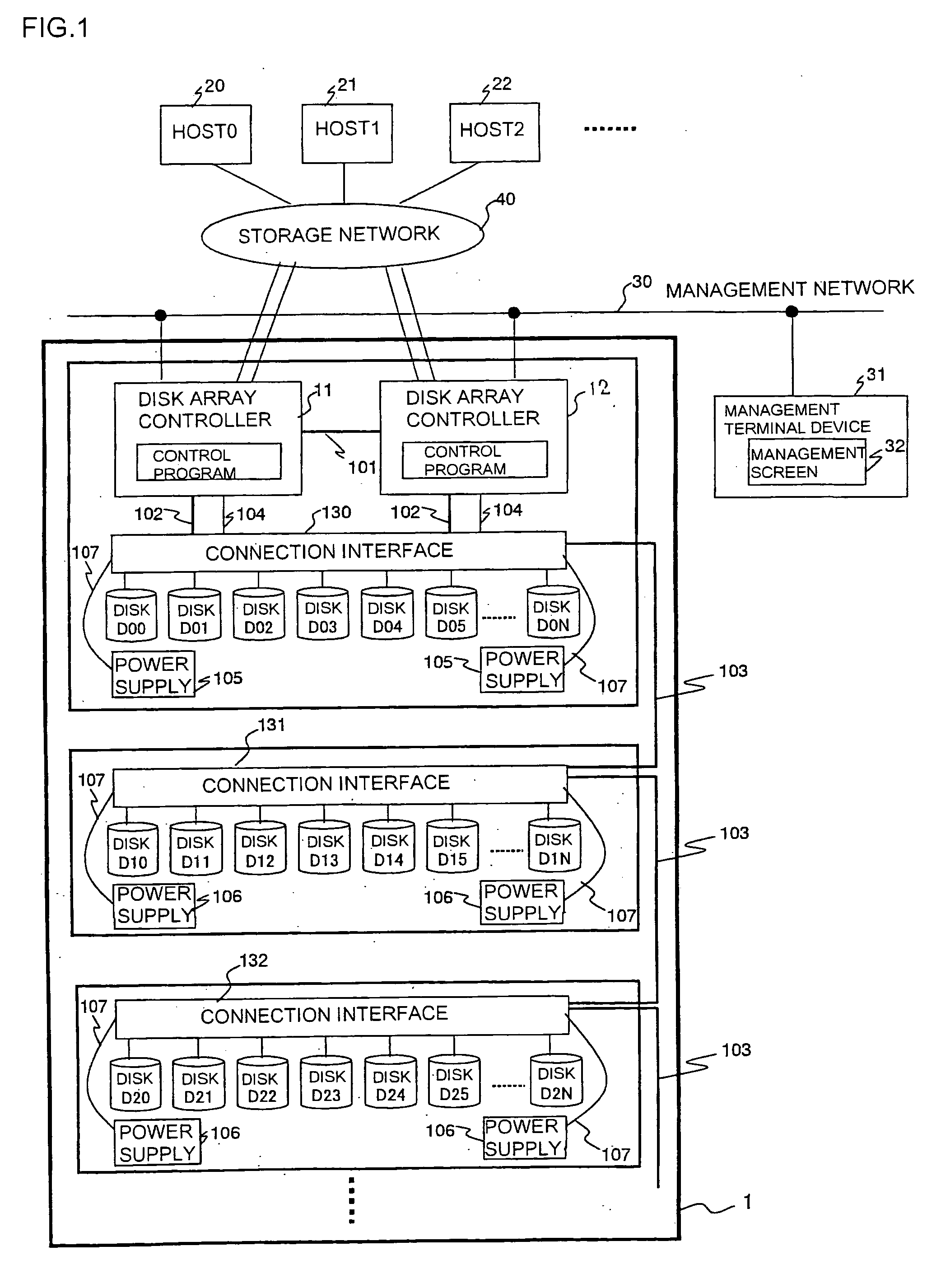 Disk array apparatus and method of controlling the same