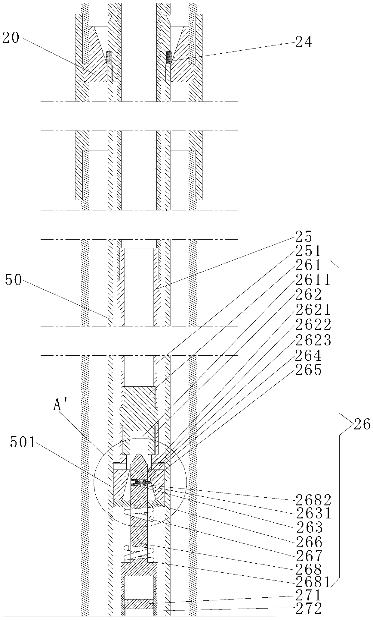 Safety natural gas hydrate rotating pressure maintaining coring device