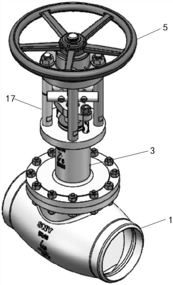 Corrugated pipe valve structure