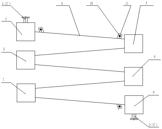 Detection and control method suitable for flow deposition of ammonium salt of hydrogenation air cooler