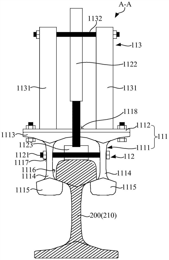 Tension test device and tension test system