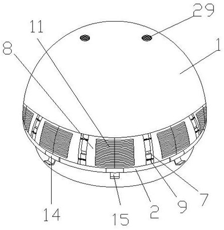 Safety helmet with high-temperature-resistant structure and convenient to disassemble