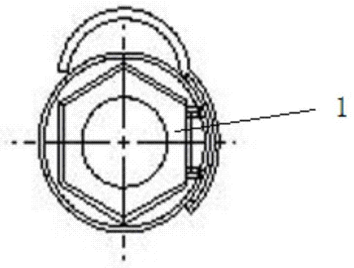 Opened sleeve with cable clamp