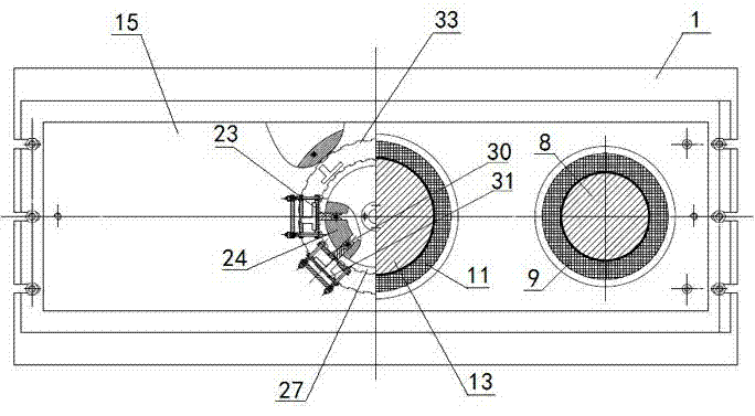 Magnetic abrasive finishing processing method and device of toroidal magnetic field excitation