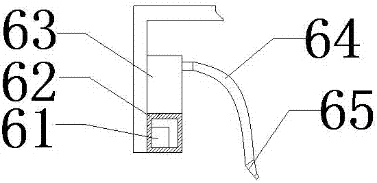 Anti-blocking feeding device of raw coal bin