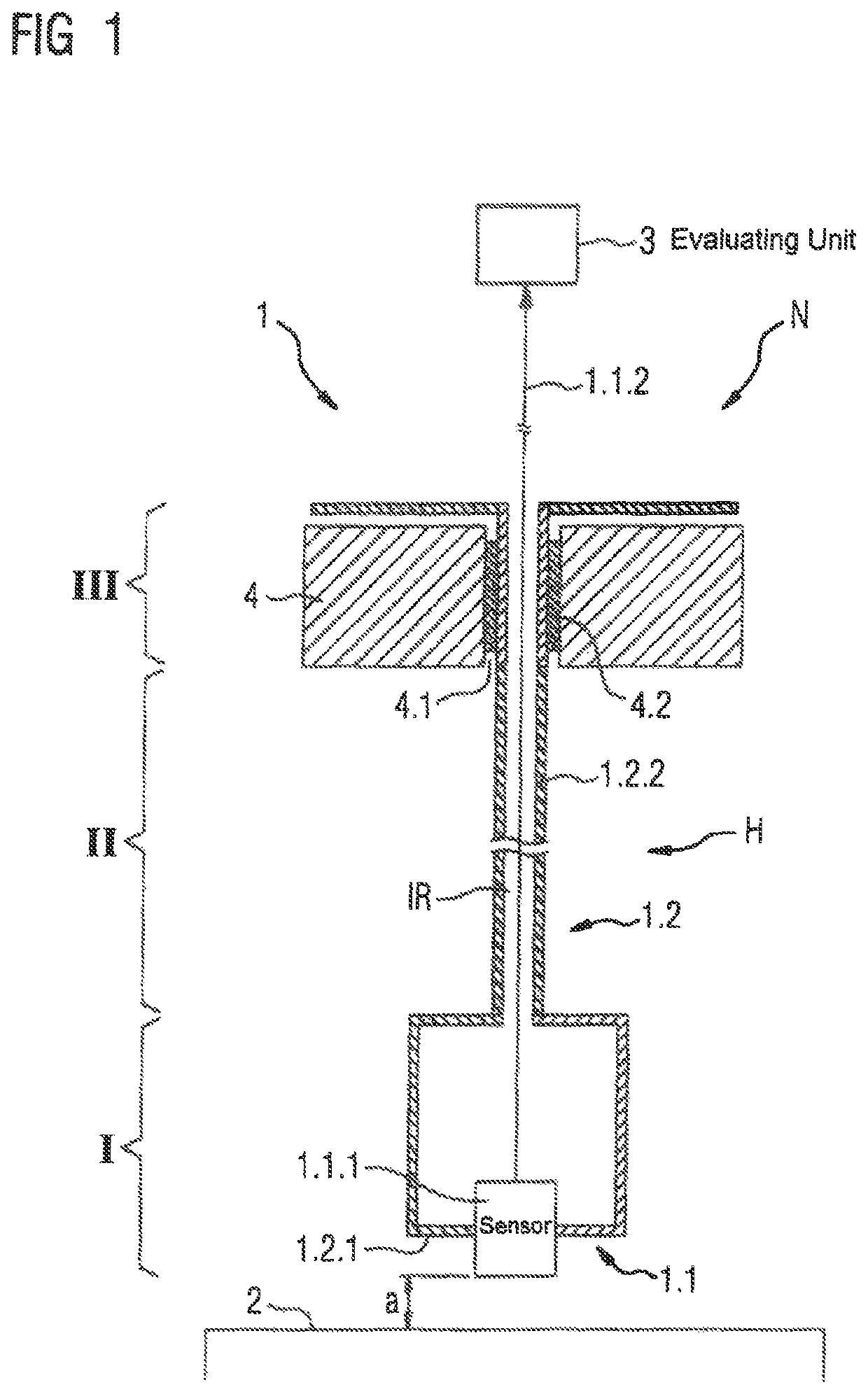 Position determination in a high-pressure chamber